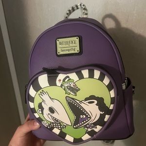 NWT Beetlejuice Loungefly Mini Backpack
